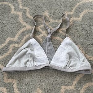 XiRENA Light Gray Triangle Bralette